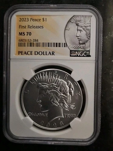 2023 $1 Peace Silver Dollar NGC MS70 Peace [ First Releases ]