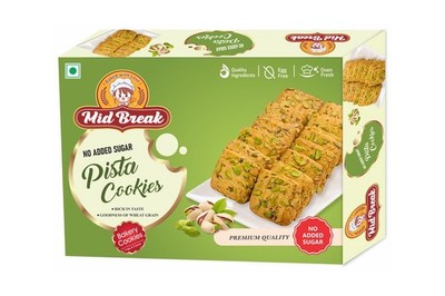 Midbreak No Sugar Pista Biscuits Low GI High Fiber 300g