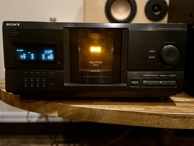 Sony CDP-CX220 MegaStorage 200 Disc CD Changer Player Tested Working Carousel