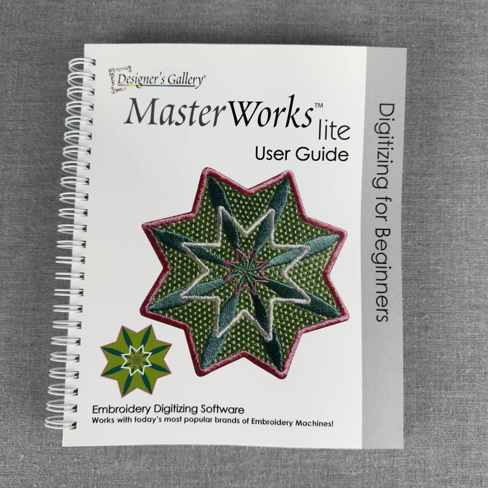 Designer's Gallery MasterWorks lite Embroidery Digitizing Software Windows CD - Image 2 of 4