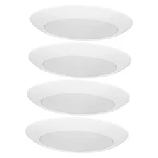  13-Inch LED Disk Lights, Dimmable Surface Mount, 5 Color 13-inch White