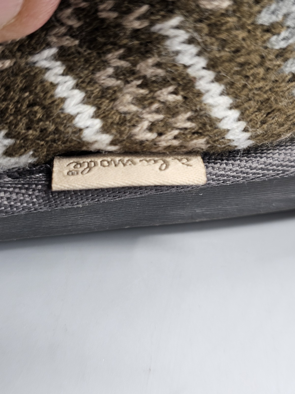 Muk Luks A La Mode Tabbi Toggle Slipper Snowflakes Fairisle Boots Women's 9 