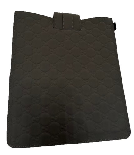 Authentic NEW Gucci GG Guccissima Leather iPad Case – Gray, Style 256575 1370 - 第 3/9 張圖片