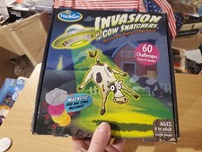 INVASION OF COW SNATCHERS logic board game Th...