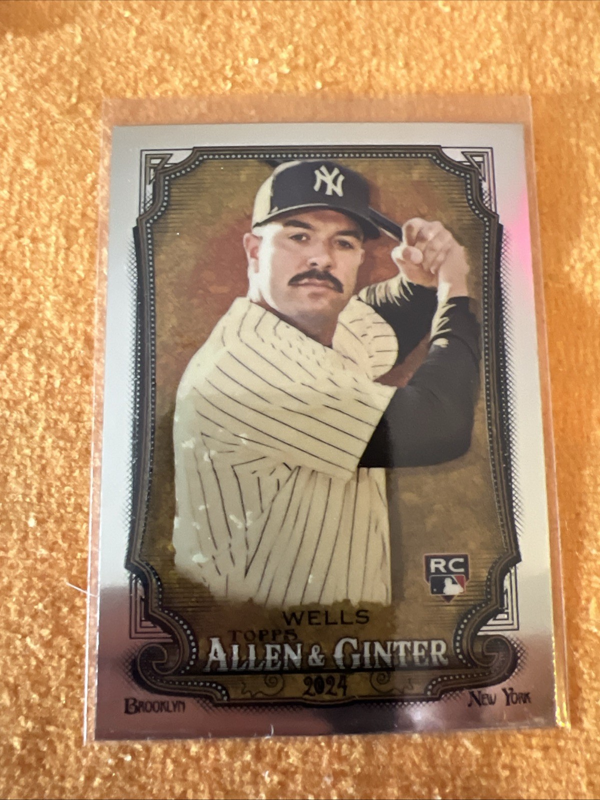 2024 Topps Allen & Ginter - Chrome Austin Wells #53 Refractor (RC)