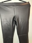 Express Black Faux Leather Stretch Leggings, Size M, Waist 31", Inseam 30" — photo 3