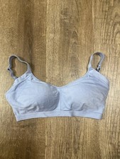 Warners Blue Wireless Comfort Bra Size Women  s Medium