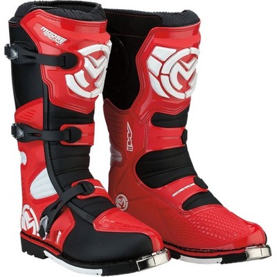 MOOSE RACING S18 M1.3 MX Motocross Stiefel rot Motorrad Enduro MX