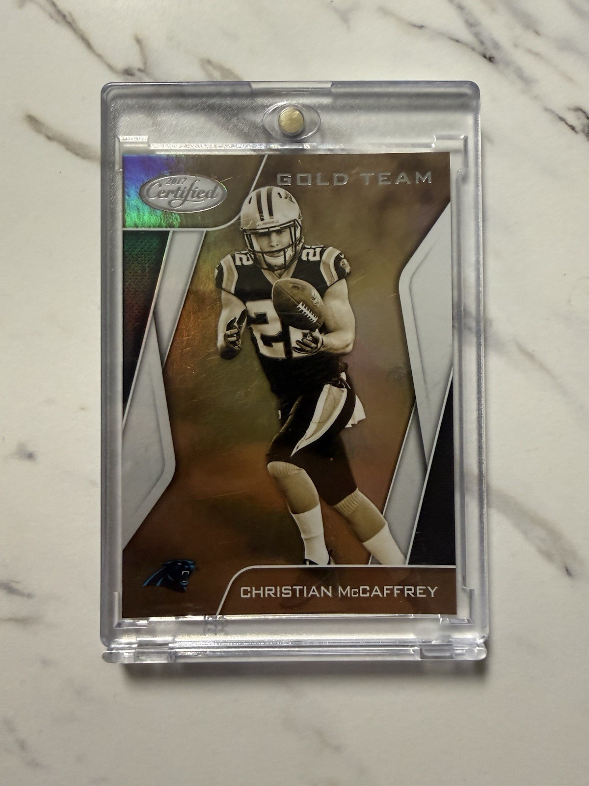 2017 Panini Certified - Gold Team Christian McCaffrey #GT-CM (RC)
