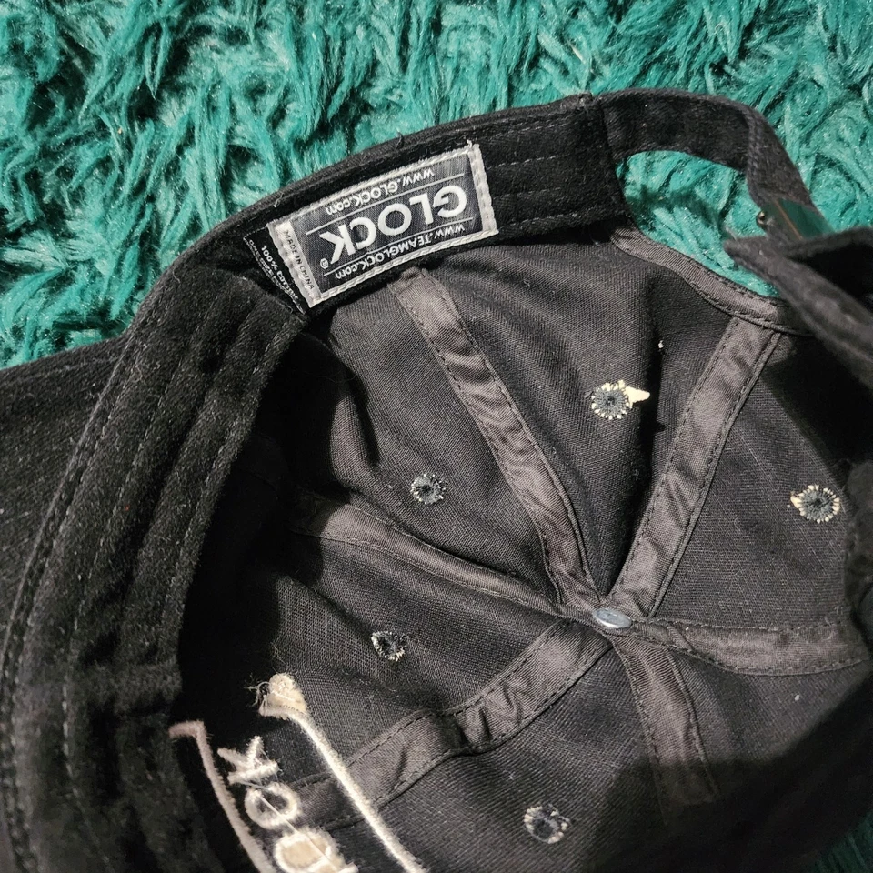 Gorra de béisbol Glock Shooting Sports negra ajustable con logotipo bordado Foto 2 de 3