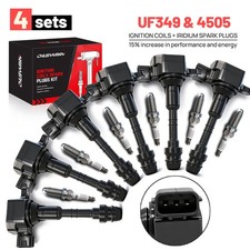 Uf349 Ignition Coil Iridium Spark Plug For Suzuki Equator 4.0l V6 2009-2012