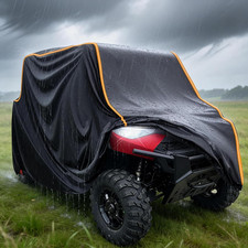 Heavy Duty UTV Cover 4 Seater,Waterproof 420D Oxford Cover for All-Weather Outdo