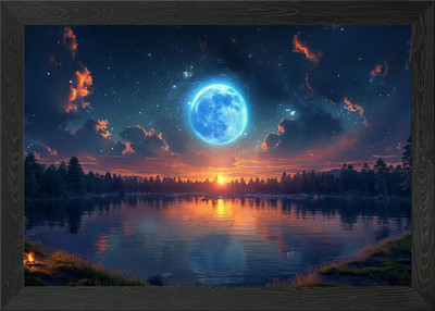 Kosmische Schönheit gerahmtes Wandbild Poster Leinwanddruck Bild