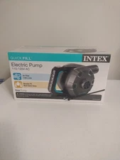 Intex Quick Fill Electric Air Pump 110-120V AC Inflates Deflates Mattress Ball 
