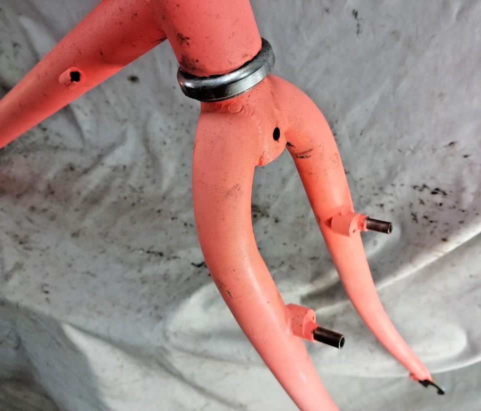 Juego de cuadro de bicicleta tándem Schwinn Sierra 1984 53 cm grande acero cromado ¡Envío a EE. UU.! Foto 3 de 4