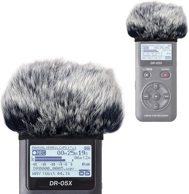 YOUSHARES TASCAM DR 05X Fell Windschutz Muff Windgeräusch Filter Schwarz