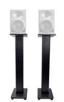 (2) Rockville 28" Studio Monitor Speaker Stands For Neumann KH 120 Monitors