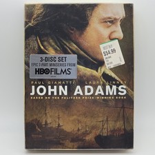 John Adams DVD 3-Disc Set 2008 NEW SEALED