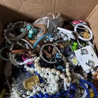Huge Lot 15 + Lbs Costume Jewelry Vintage to Now Sell Wear Craft & More