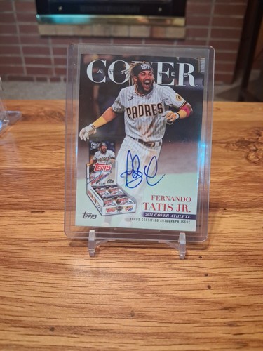 Fernando Tatis Jr. #COVR-FTJ 2026 Topps Series 2 Cover Athlete Autograph card