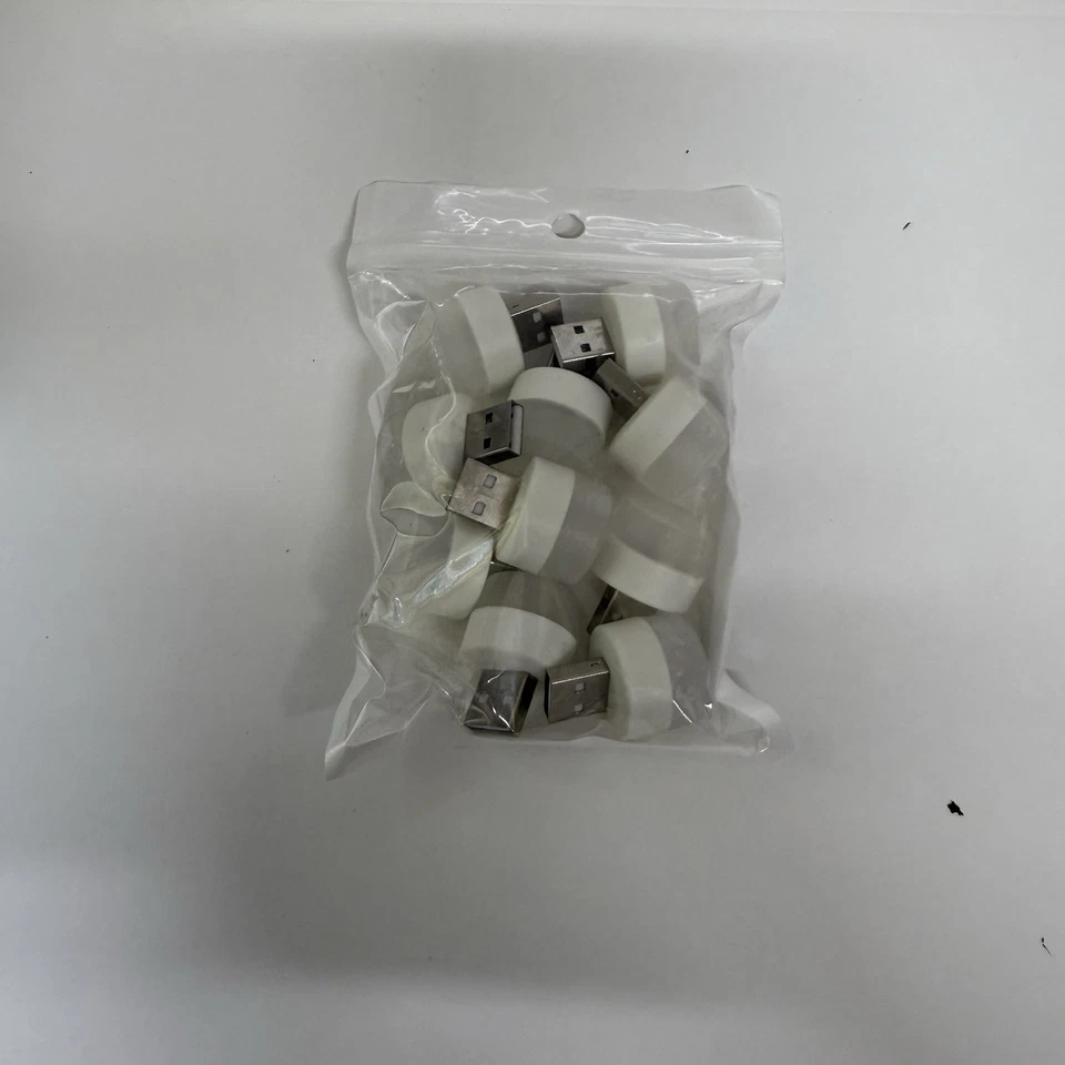USB Mini Button Lights LED 10pack Round Mini USB Light - Image 3 of 4