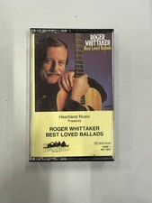 Roger Whittaker Best Loved Ballads Cassette 1989 Heartland Music
