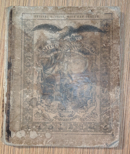 Antikes Smith's Quarto 2. Buch in Geographie Roswell Smith 1852 Farbkarten