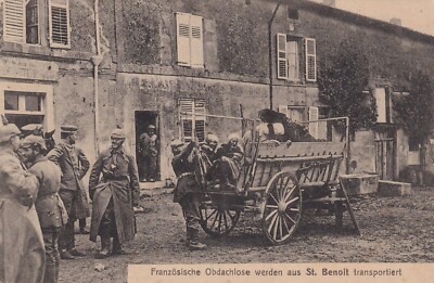 Postcard - France St. Benoit - WW1
