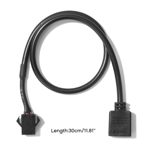 30cm 5V 3Pin/12V 4Pin RGB Adapter for Computer LED Light Strip Extension Line - Photo 7/11