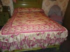 Heirloom Rose Bedspread with Valences