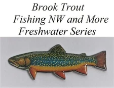 Brook Trout Hat or Lapel Pin - Freshwater Series