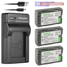 Kastar Battery Slim USB Charger for Panasonic CGR-D08 AG-DVC15P AG-DVC30 PV-GS9