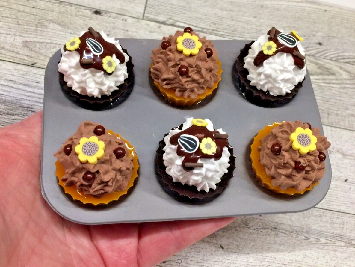 Decorative Mini Cupcake Tin Perfect Results Premium Non-Stick Mini