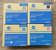 Konica Minolta TNP50 Toner Cartridge Set Yellow Magenta Cyan Black bizhub C3100