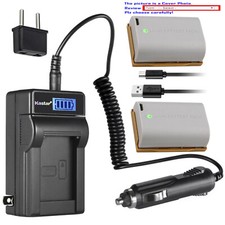 Kastar Battery AC LCD Charger for Canon LP-E6 LP-E6N  XC10 XC15 6D2 7D2 5D2