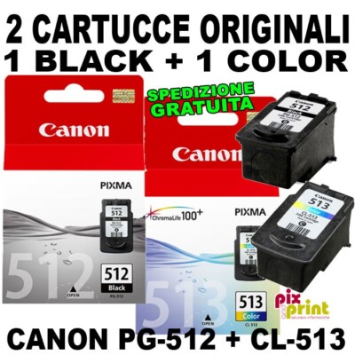 Cartuccia Nera Canon PG-512 Originale, Nuova E Sigillata (per PIXMA)