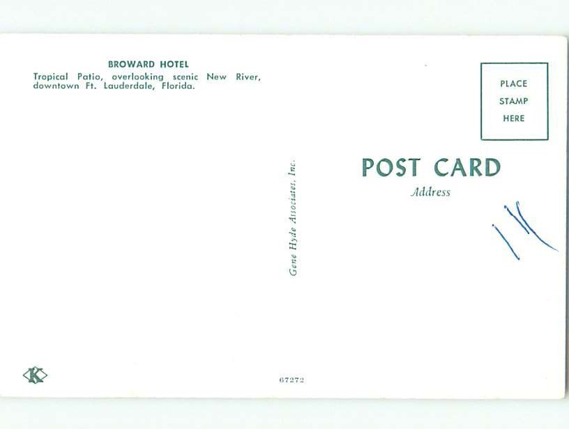 Pre1980 BROWARD HOTEL Fort Lauderdale Florida FL W5529 eBay