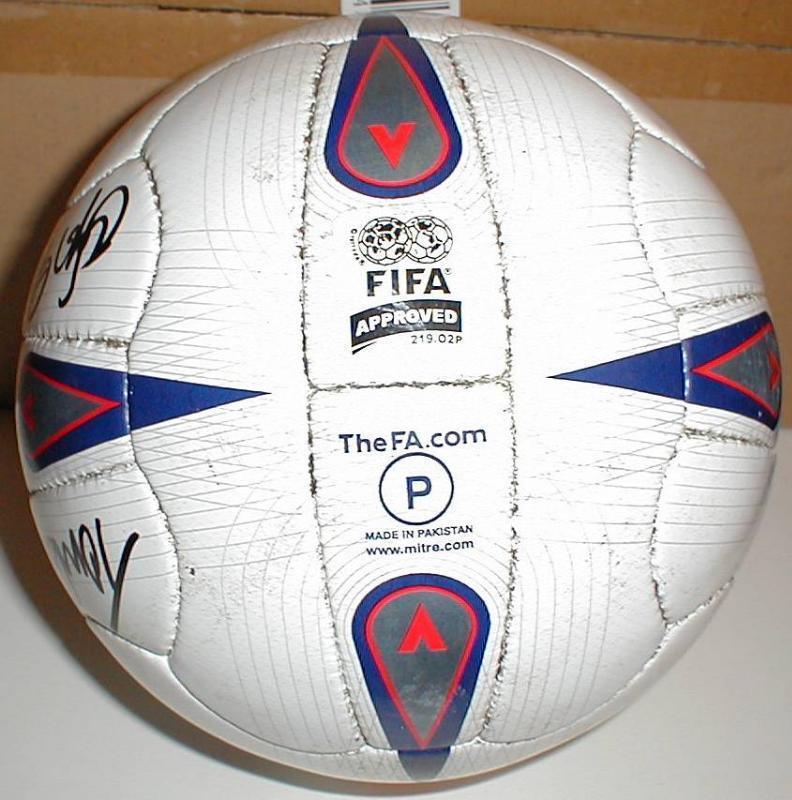 2012/13 Play-Off Final Mitre Delta V12 Match-Used Ball - Watford Gold