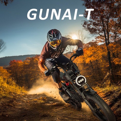 GUNAI-T 48V21Ah, 1000W Ebike für Erwachsene doppelt gefedert, 60-90km Ausdauer - Bild 2 von 14