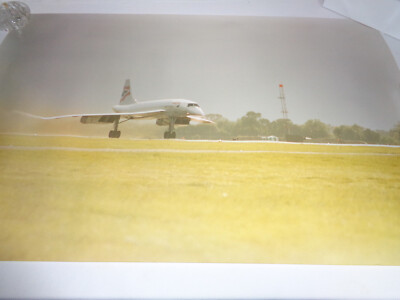 Vintage Concord Jet Original Photo Made to Poster 20'' x 30''