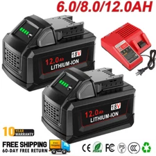 1/2/4X For Milwaukee For M18 12.0AH Lithium Extended Capacity Battery 48-11-1812