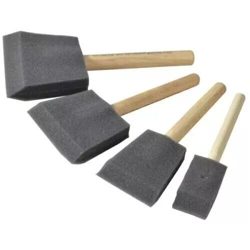Foam Sponge Brushes in Assorted Sizes 1",2",3" For Painting Art & Craft - Picture 12 of 51