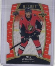 Max Veronneau 19-20 UD Allure Rookie Orange Slice /199 #77 Ottawa Senators