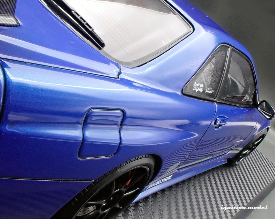 1:18 Nissan Skyline R34 GT-R TOP SECRET - Blue Metallic