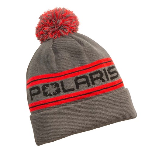 Polaris Mens Switchback Beanie Acrylic Warm Winter Fashionable Hat Gray
