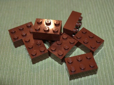 Buy Online 8 BROWN 2x3 Standard Brick Bricks Lego NEW Buy Online 8 BROWN 2x3 Standard Brick Bricks Lego NEW