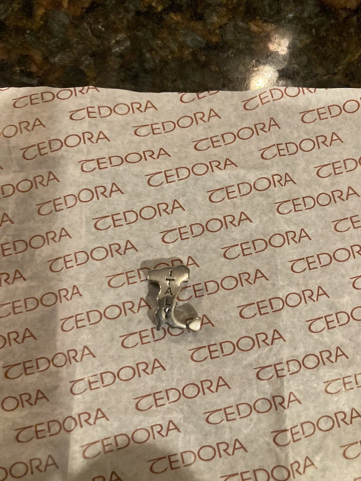 TEDORA 意大利正品 925 纯银饰品珠 全新 带袋 — 第 3/4 张图片