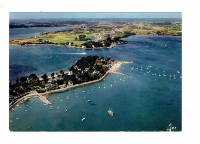 La Bretagagne En Couleurs L'ile Aux Moines Vue D'avion Aerial View #Postcard