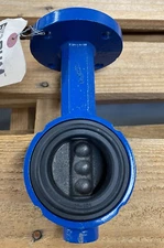 BUTTERFLY VALVE 2" 175 PSI CWP Rubber Seated Wafer Style ABZ VALVE 101-981