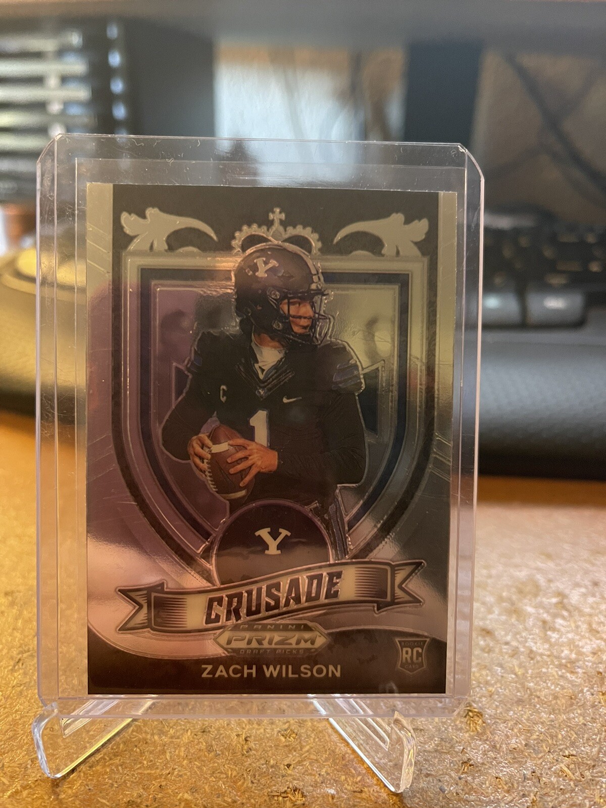 2021 Prizm Draft Crusade Zach Wilson RC 168